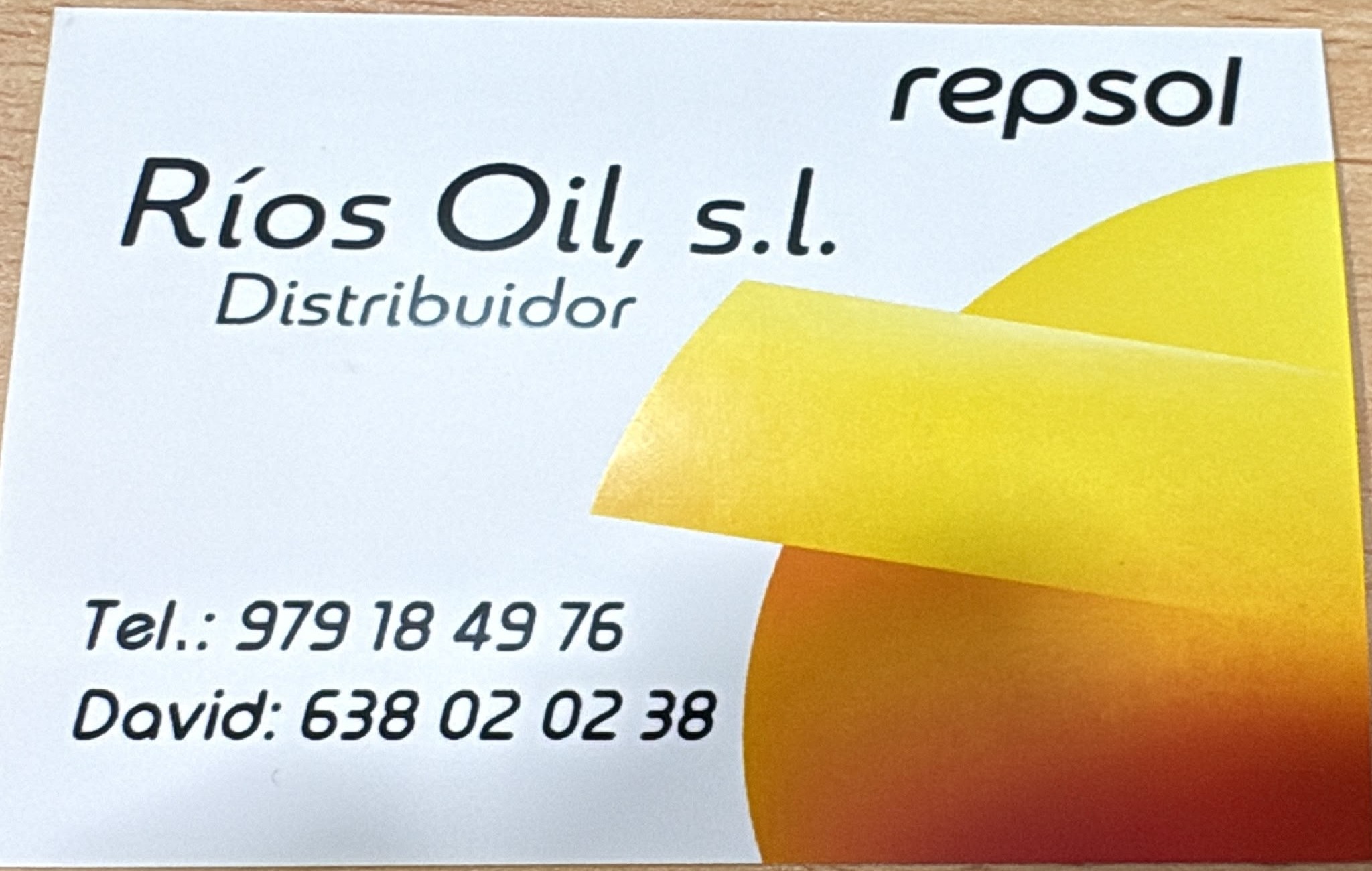Ríos Oil, S.L., distribuidor Repsol
