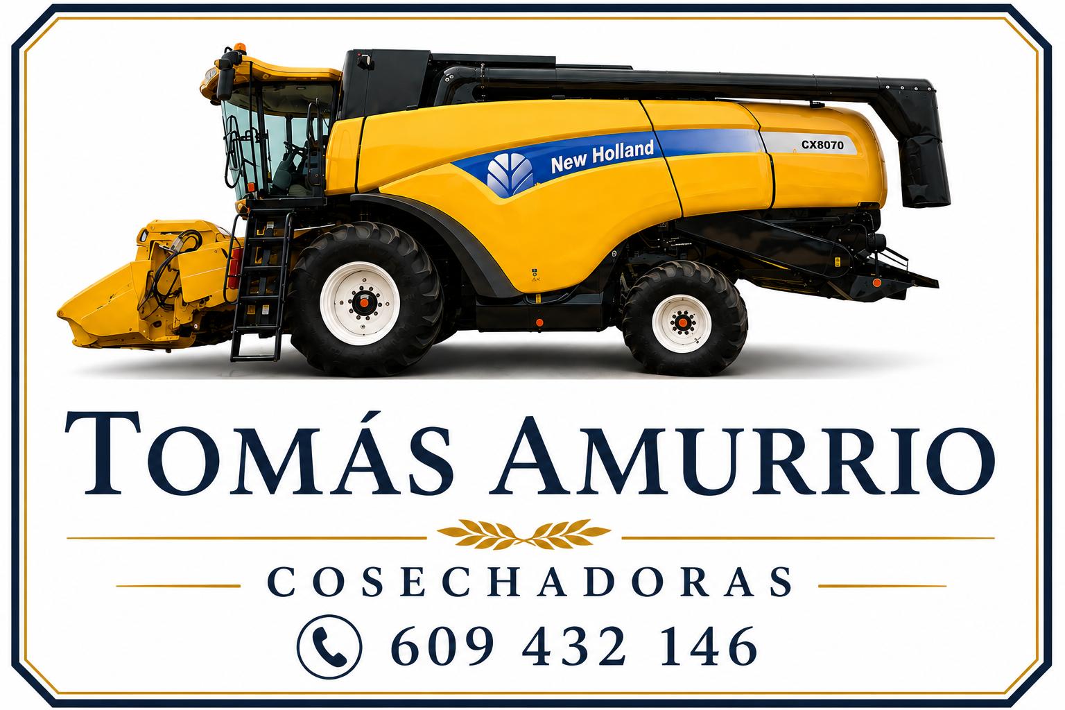 Tomás Amurrio, Cosechadoras