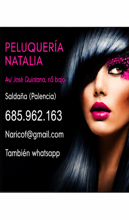 Peluquería Natalia, Saldaña